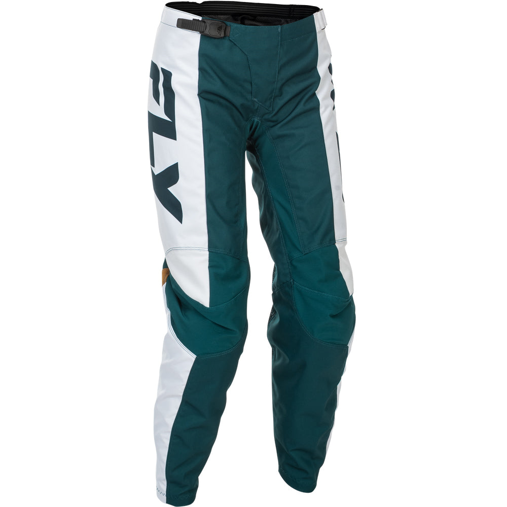 Fly Racing Women's F-16 Jersey & Pant Combo - Teal, White with Gold