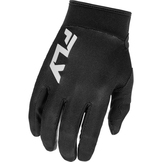 Fly Racing F-16 Gloves - Black with White