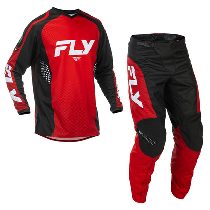 Fly Racing F-16 Jersey & Pant Combo - Red, Black with White
