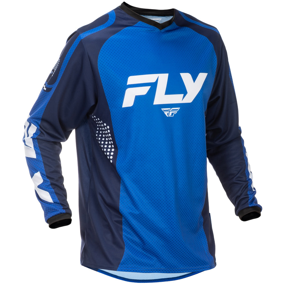 Fly Racing F-16 Jersey - Blue, Dark Blue with White