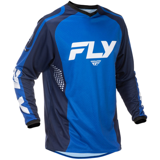 Fly Racing F-16 Jersey - Blue, Dark Blue with White