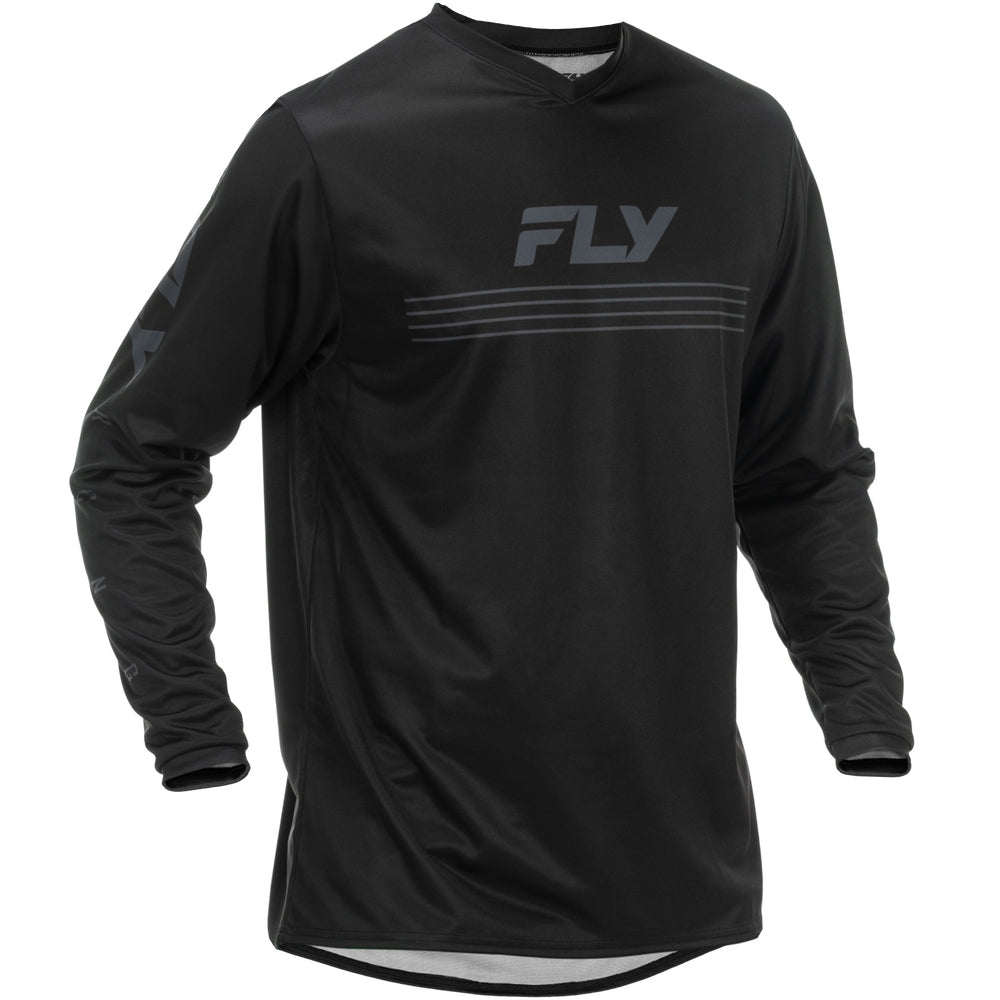 Fly Racing Universal Jersey - Black with White