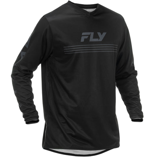 Fly Racing Universal Jersey - Black with White