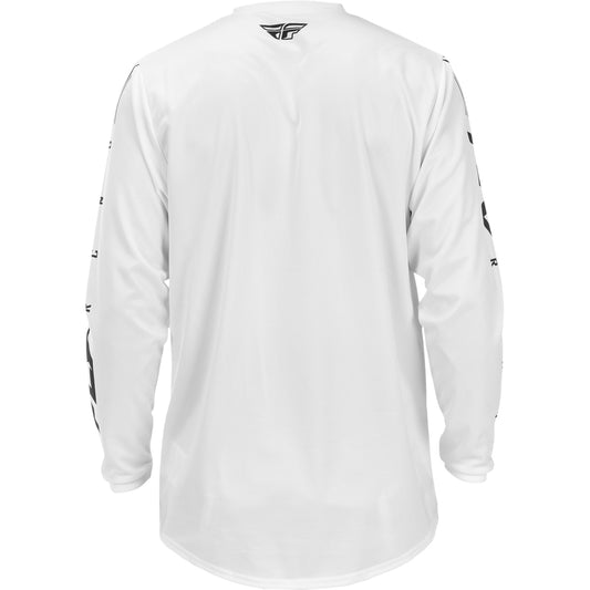 Fly Racing Universal Jersey - White with Black