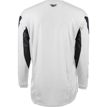 Fly Racing Kinetic Mesh Jersey - White with Black
