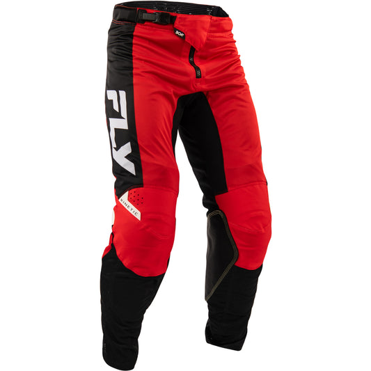 Fly Racing Kinetic Mesh Pants - Red, Black with White