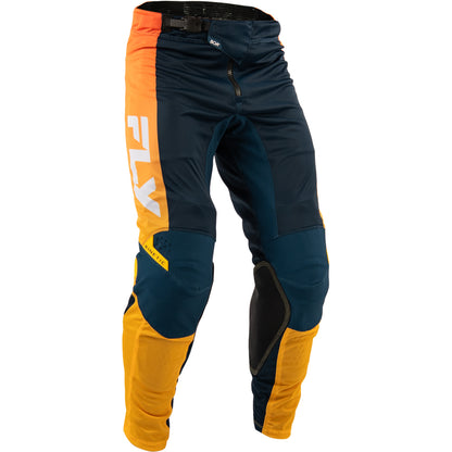Fly Racing Kinetic Mesh Jersey & Pant Combo - Navy with Orange