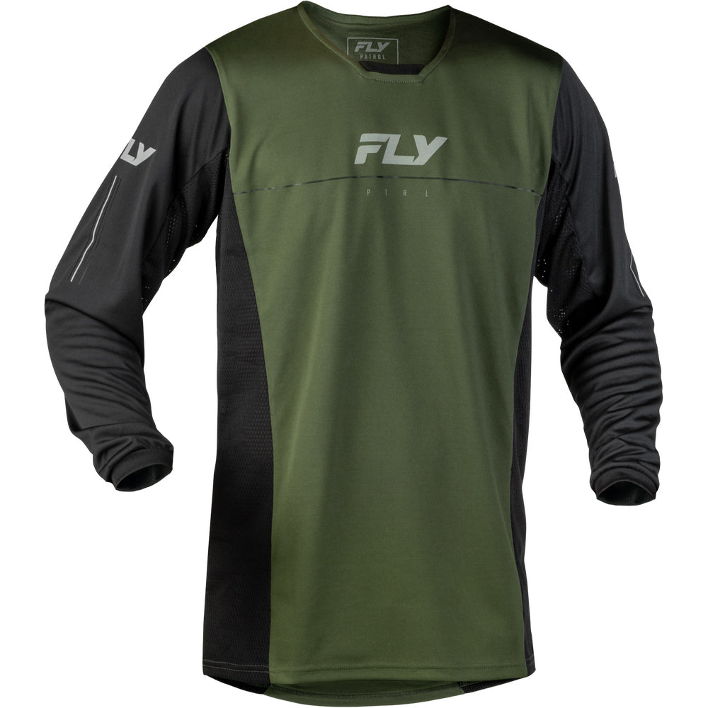 Fly Racing Patrol Jersey - Forest Green with Black