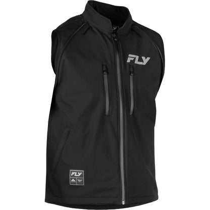 Fly Racing Patrol Jacket to Vest - Black with Grey