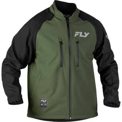 Fly Racing Patrol Jacket to Vest - Forest Green with Grey