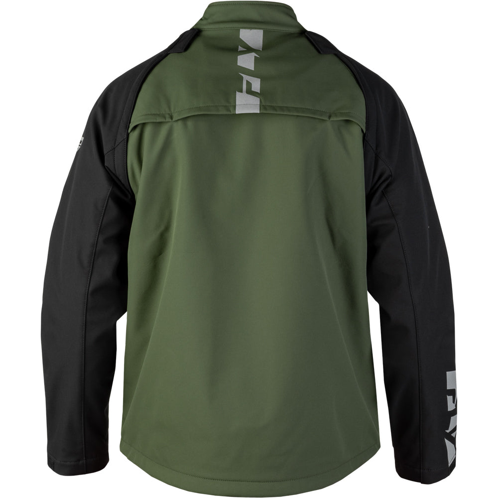 Fly Racing Patrol Jacket to Vest - Forest Green with Grey