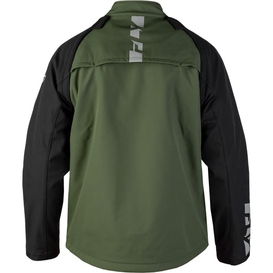 Fly Racing Patrol Jacket to Vest - Forest Green with Grey