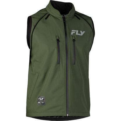 Fly Racing Patrol Jacket to Vest - Forest Green with Grey