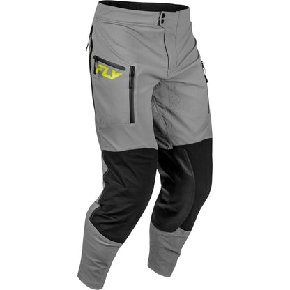 Fly Racing Patrol Elite Pants - Grey, Black with Hi-Vis