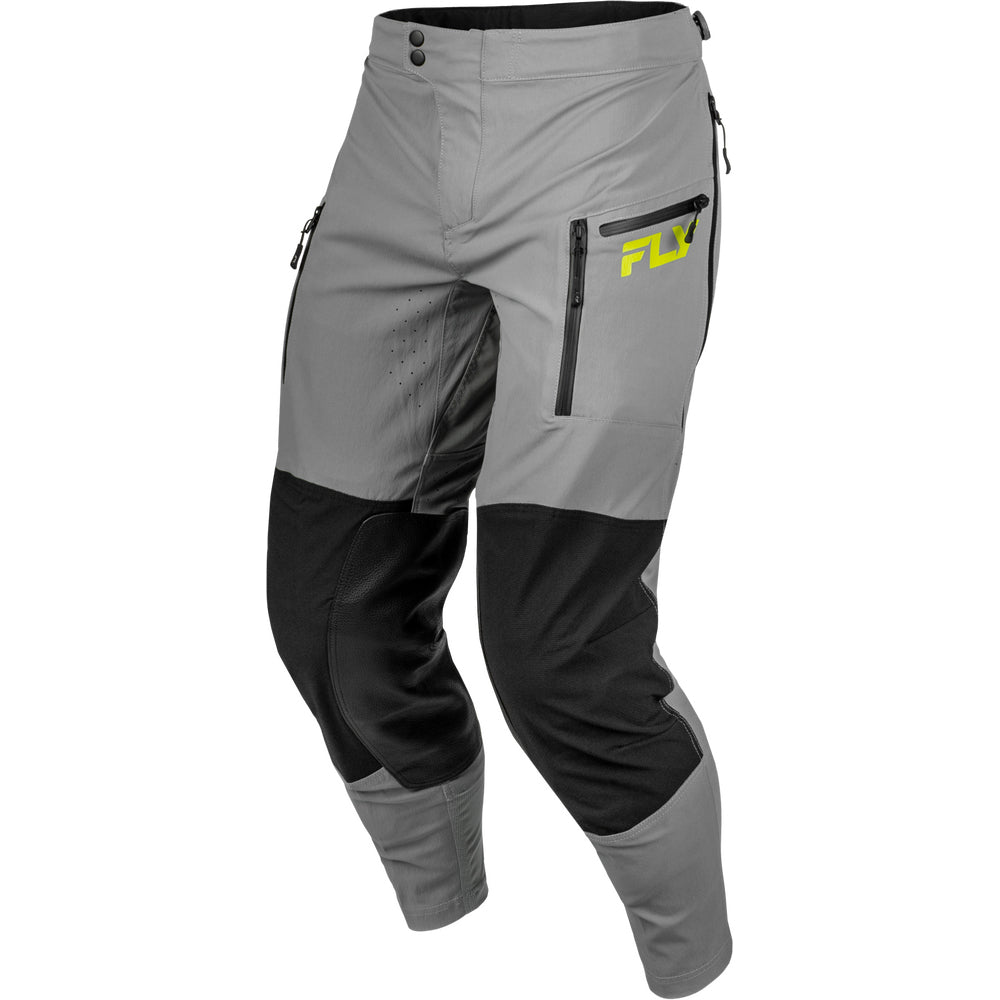 Fly Racing Patrol Elite Pants - Grey, Black with Hi-Vis