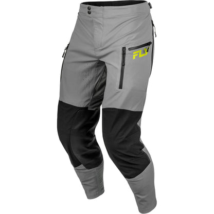 Fly Racing Patrol Elite Pants - Grey, Black with Hi-Vis