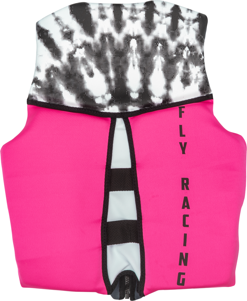 Fly Racing Women's Neoprene Flotation Life Vest - 221-30422 - Pink/White/Black