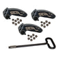 SLP Magnum Force Weight Set for 2020-25 Polaris RZR Pro XP and 2021 RZR Turbo Models - "Rocks/Trail" 77-85 grams - 40-166