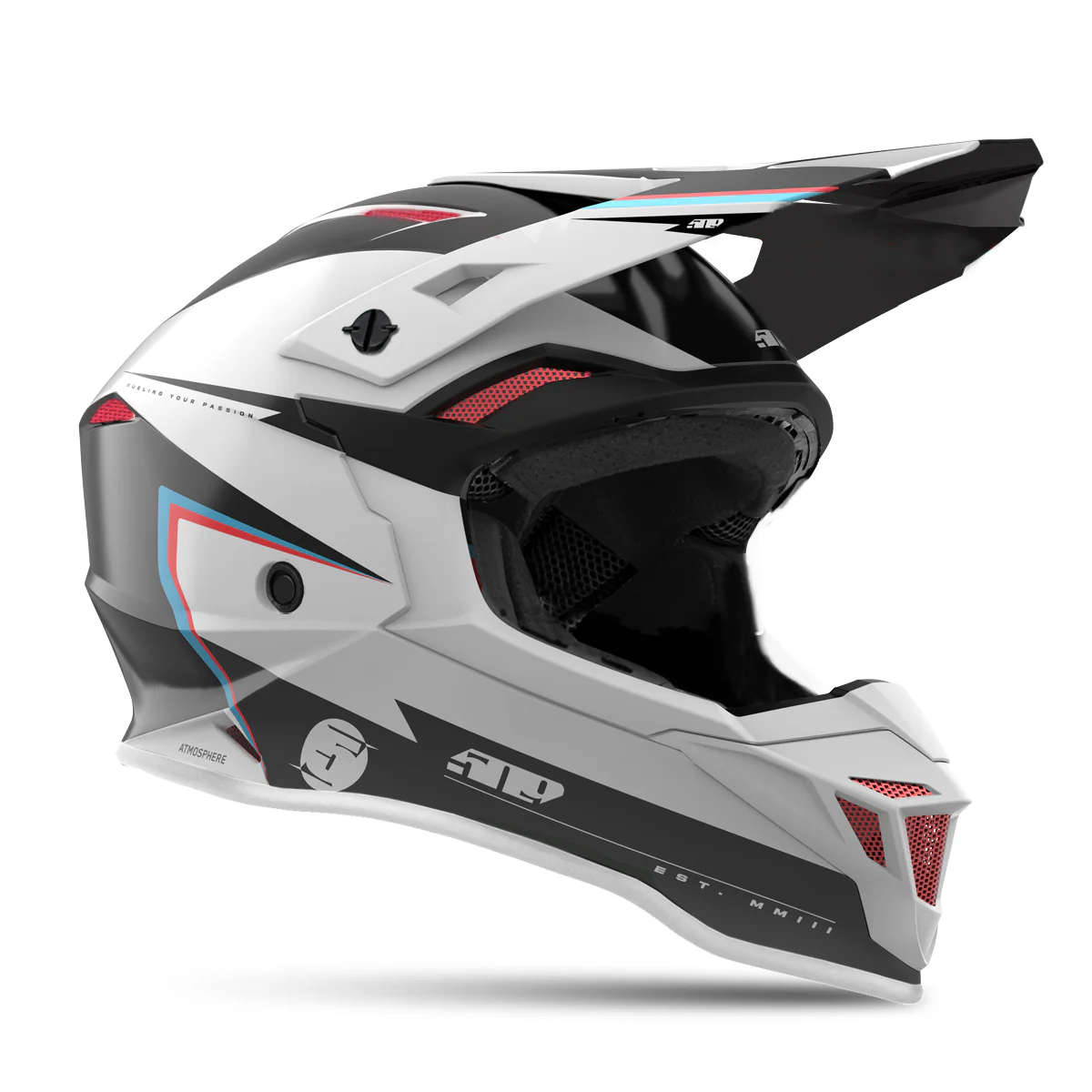 509 Atmosphere Offroad Helmet - Sci-Fi Coral  - F01021540