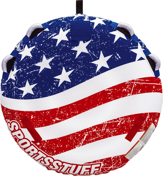 Airhead Sportstuff Stars n Stripes Towable Tube Kit 57" With Pump and Rope - 18-5220