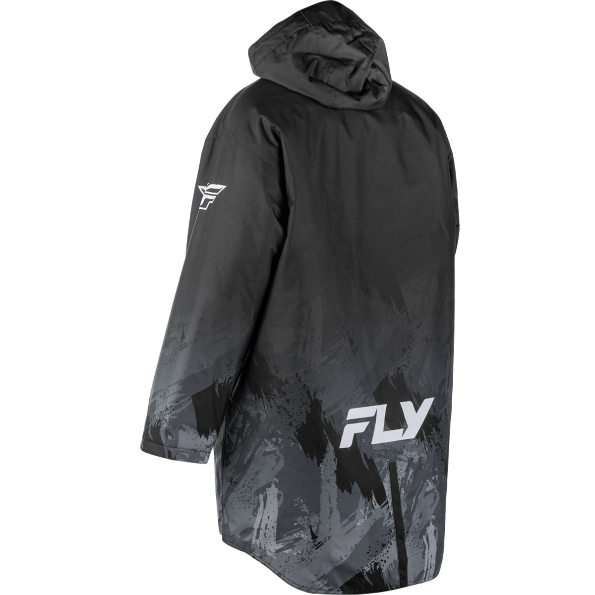 Fly Racing Insulated Pit Coat - Grey/Black - 470-4053