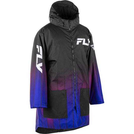 Fly Racing Insulated Pit Coat - Purple/Blue/Black - 470-4054