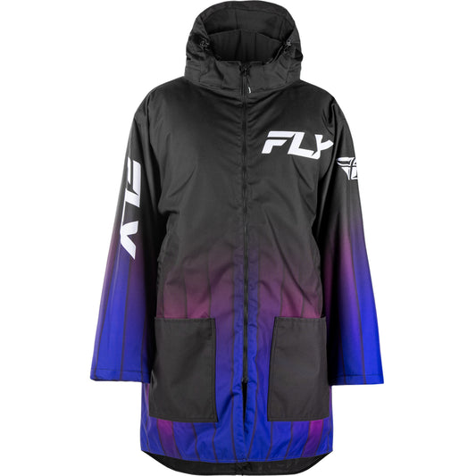 Fly Racing Insulated Pit Coat - Purple/Blue/Black - 470-4054