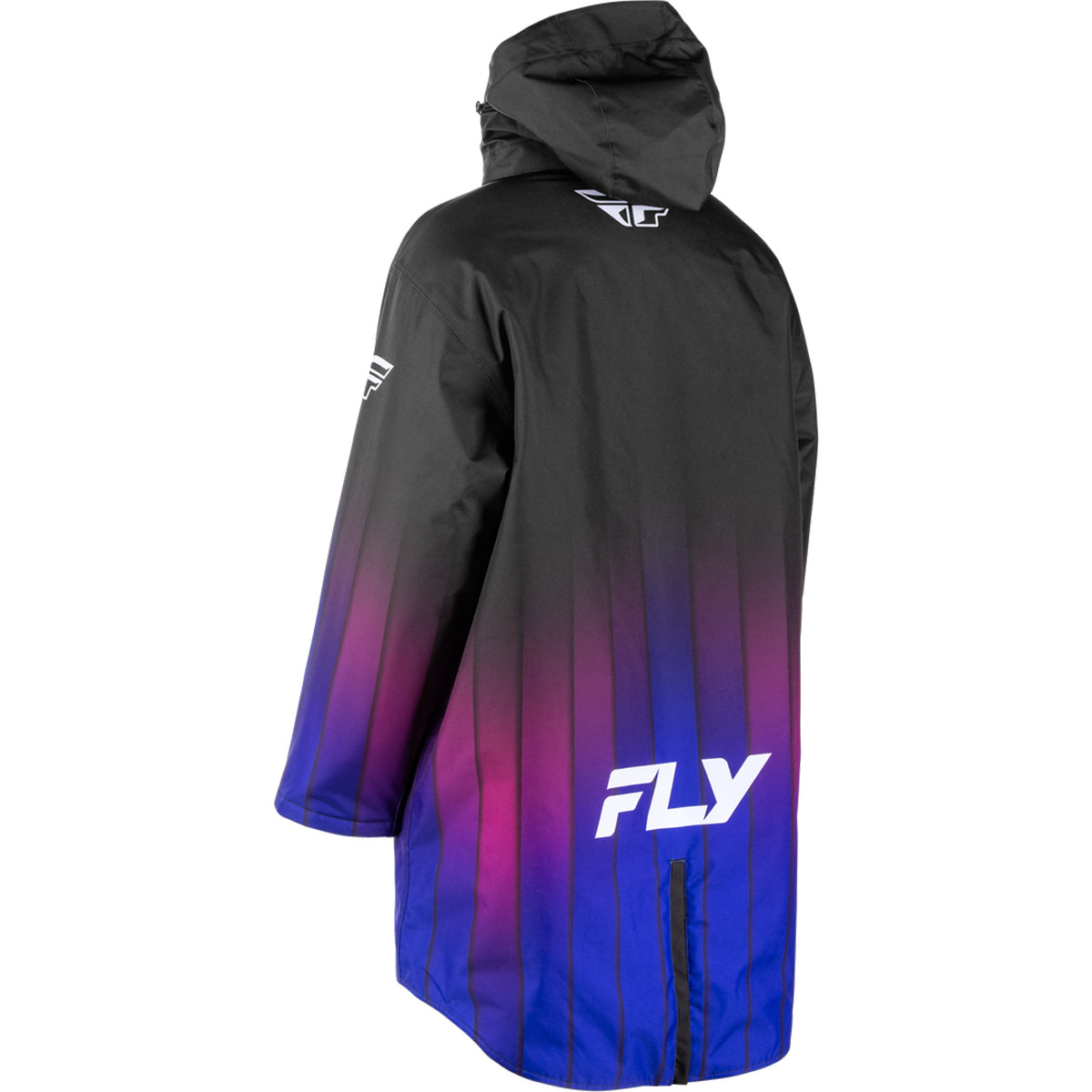 Fly Racing Insulated Pit Coat - Purple/Blue/Black - 470-4054