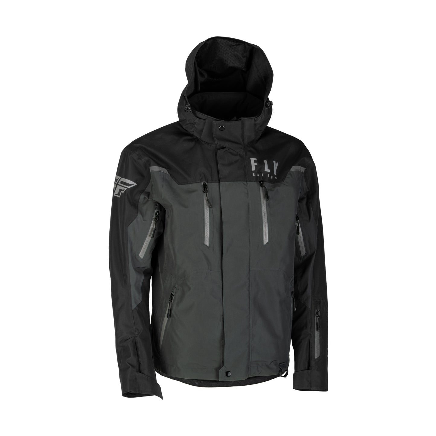 Fly Racing Incline Snow Jacket/Bib Combo - Black/Charcoal - 4X-Large Jacket/Bib