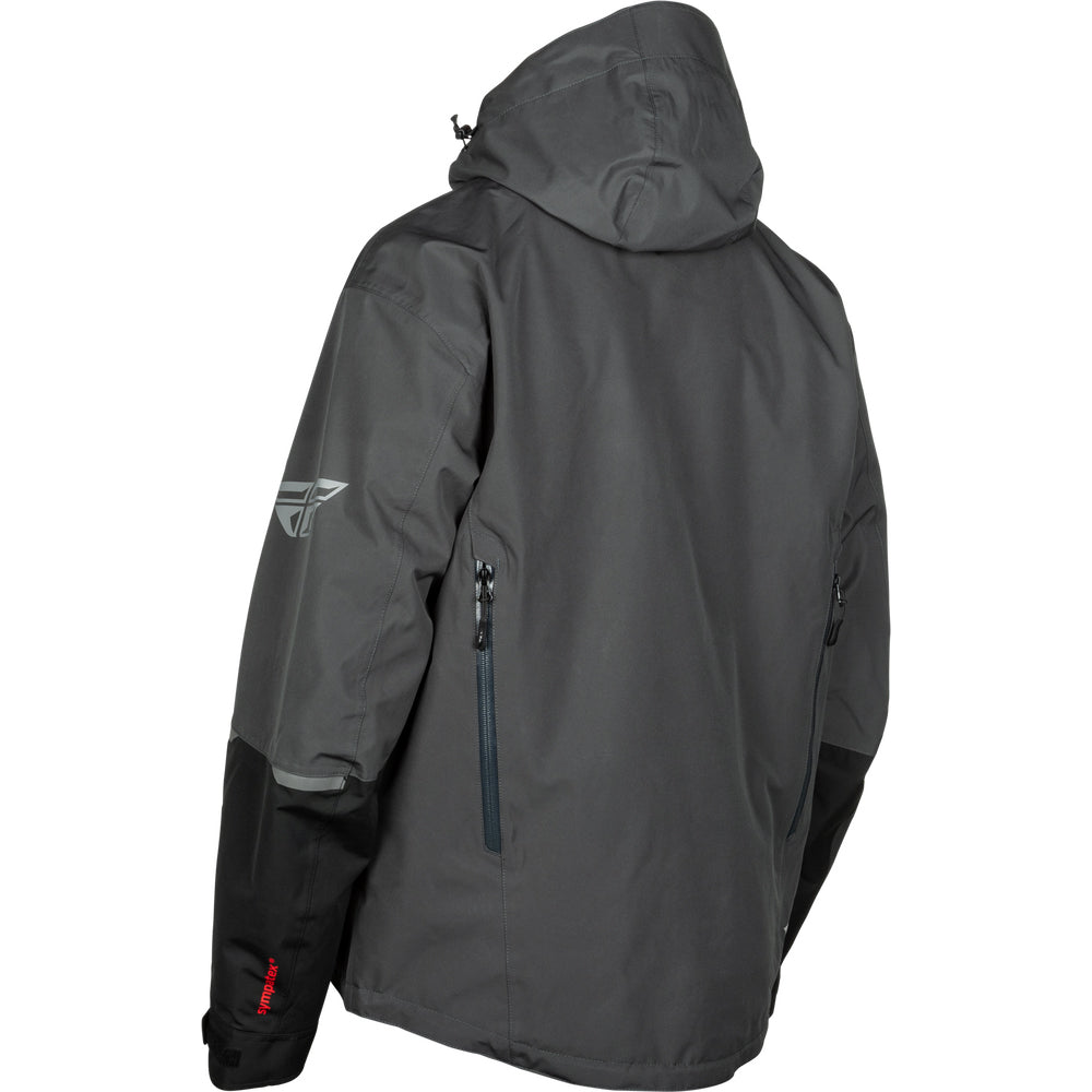 Fly Racing Incline Jacket Shell - Grey with Black & Red