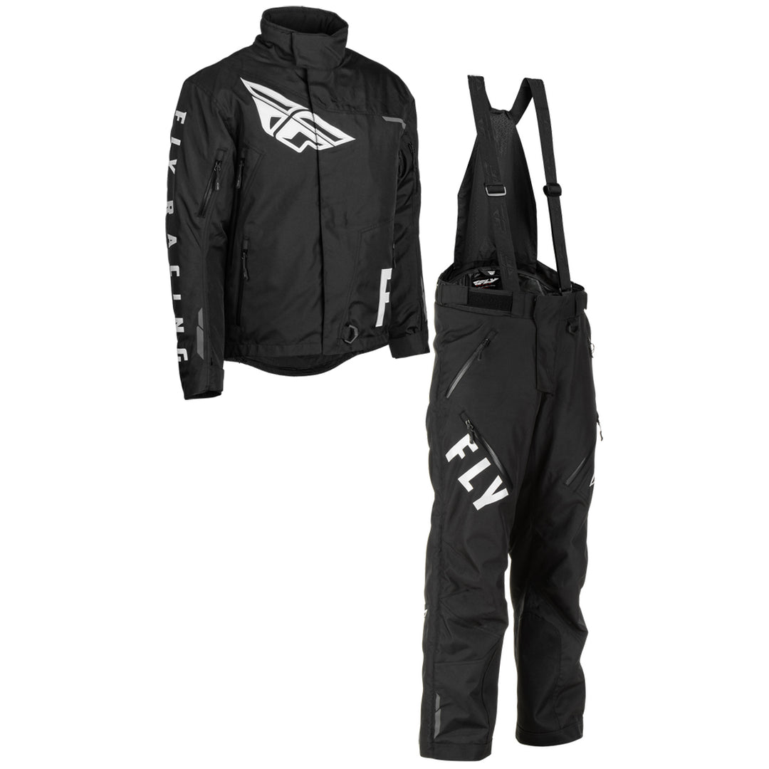 Fly Racing SNX Pro Snow Jacket/Bib Combo - 470-411+470-425