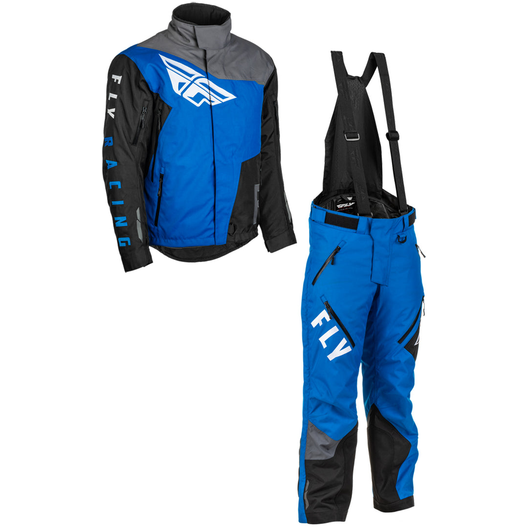 Fly Racing SNX Pro Snow Jacket/Bib Combo - 470-411+470-425