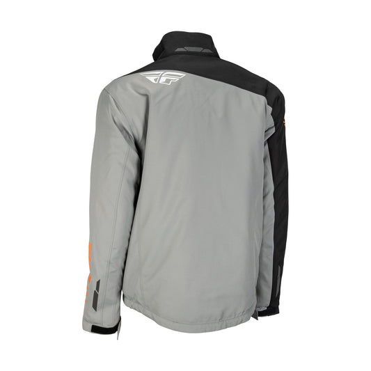 Fly Racing Aurora Jacket - Grey / Black / Orange - 470-4123