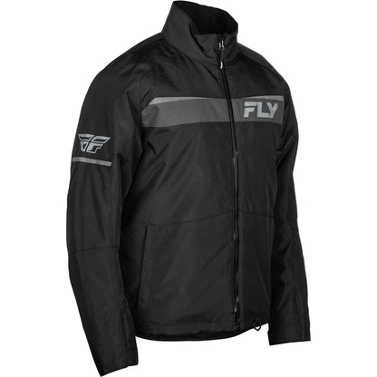Fly Racing Aurora Jacket - Black with Grey