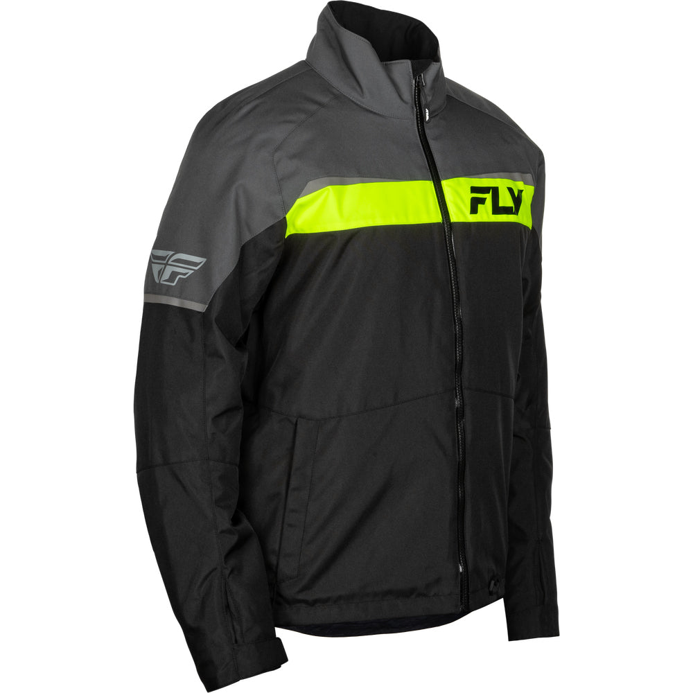 Fly Racing Aurora Jacket - Gey with Black & Hi-Vis