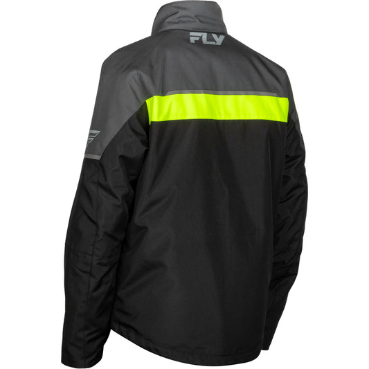 Fly Racing Aurora Jacket - Gey with Black & Hi-Vis