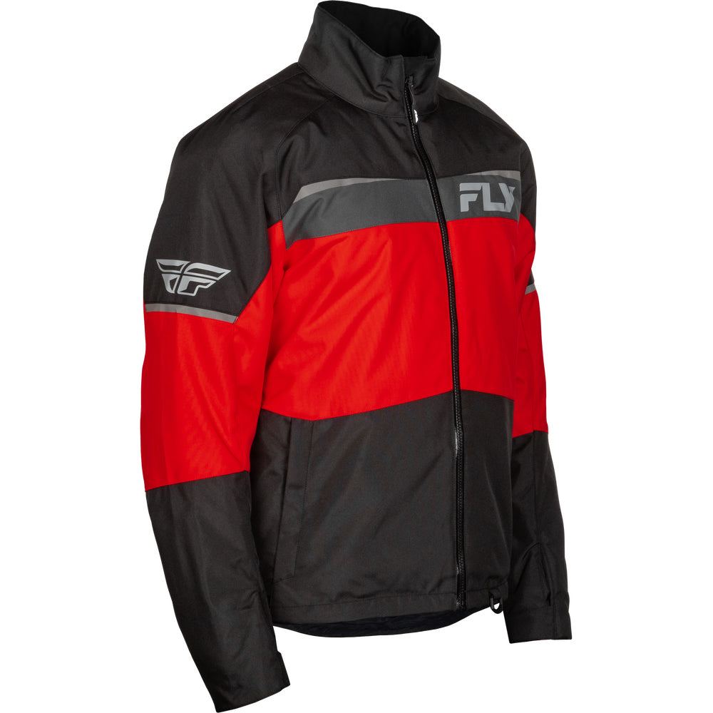 Fly Racing Aurora Jacket - Red with Black