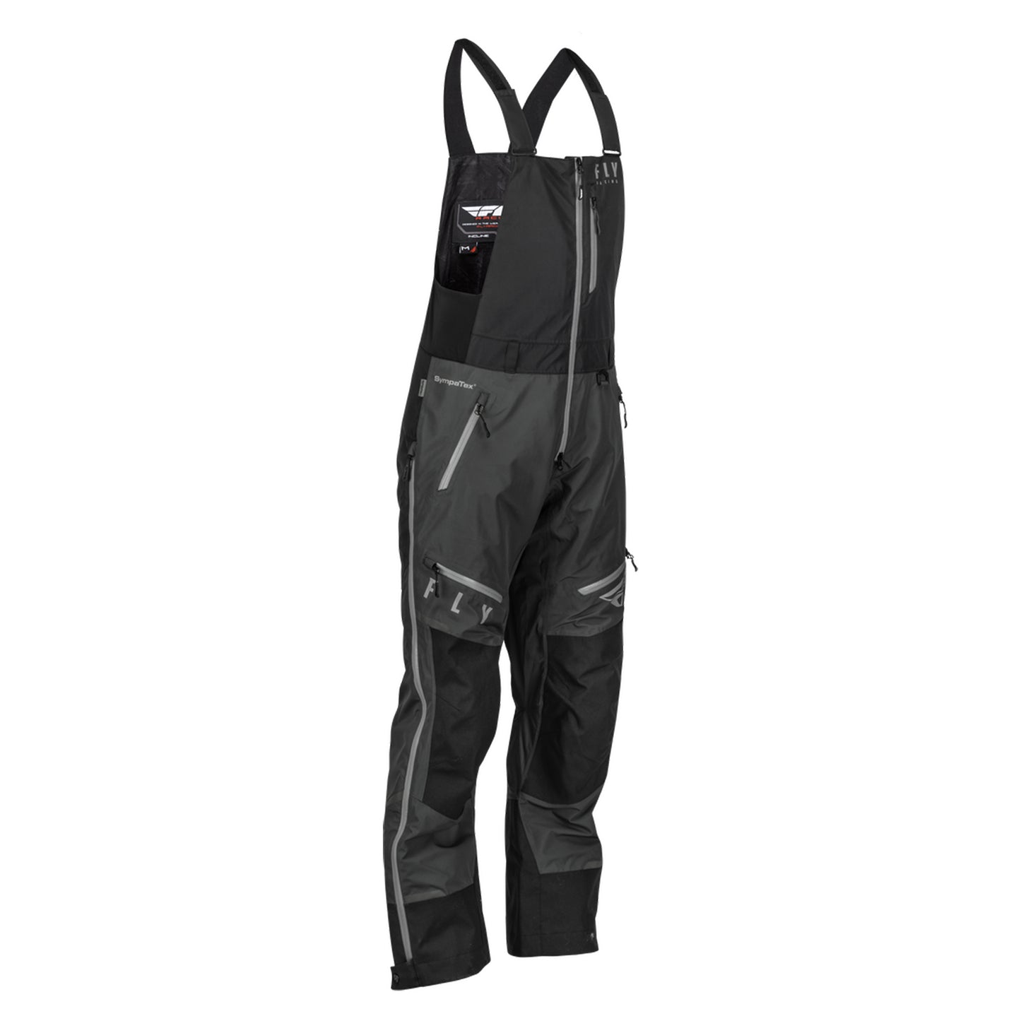 Fly Racing Incline Snow Jacket/Bib Combo - Black/Charcoal - 4X-Large Jacket/Bib