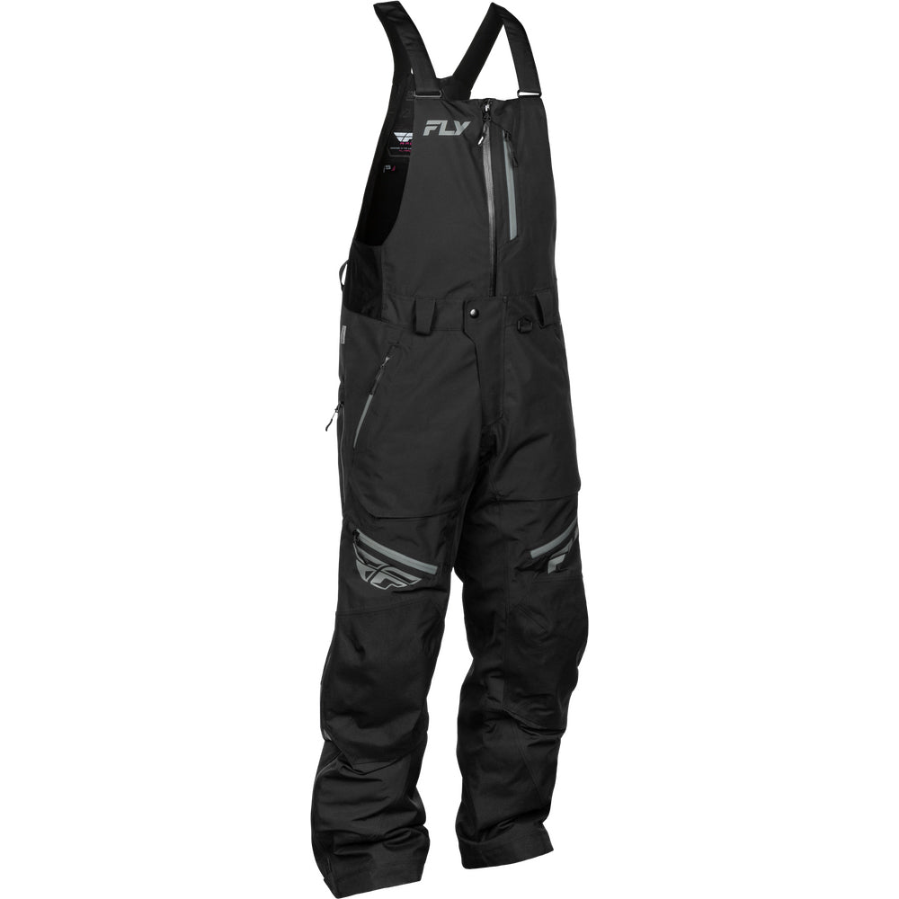 Fly Racing Incline Bib Shell - Black with Grey