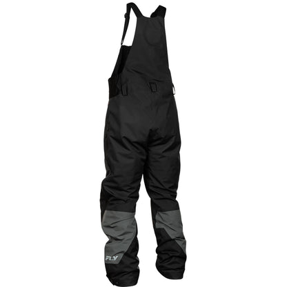 Fly Racing Incline Bib Shell - Grey with Black & Red