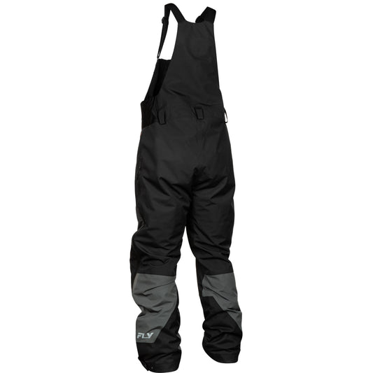 Fly Racing Incline Bib Shell - Grey with Black & Red