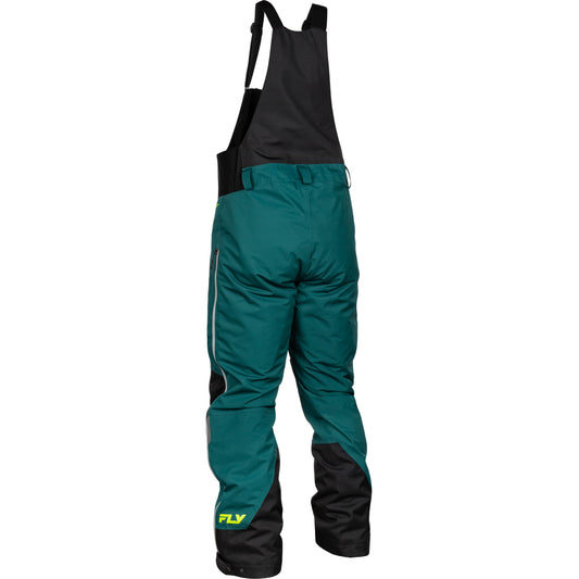 Fly Racing Incline Bib Shell - Teal with Black & Hi-Vis