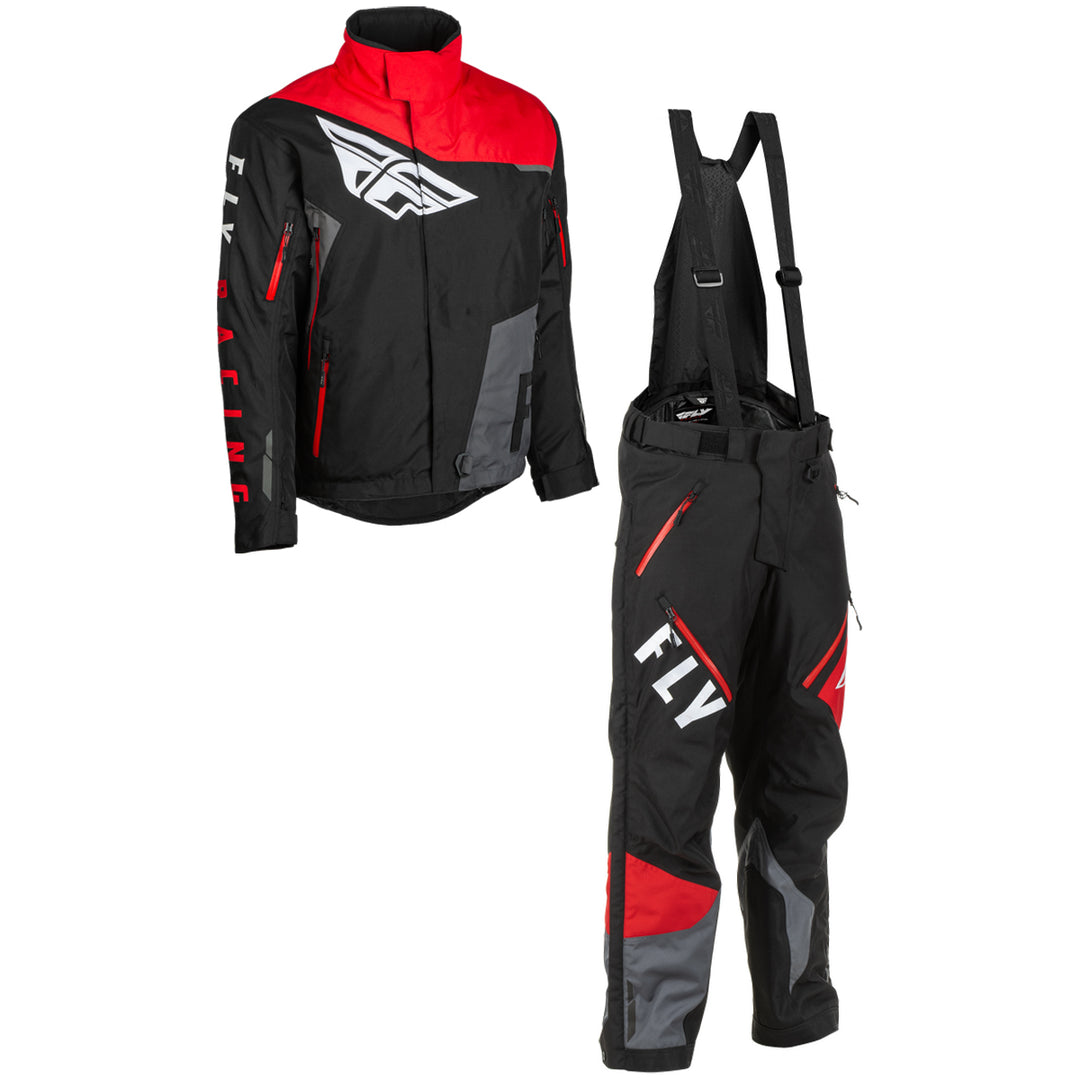 Fly Racing SNX Pro Snow Jacket/Bib Combo - 470-411+470-425