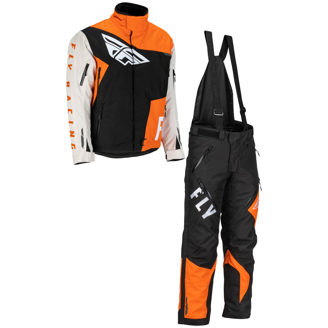 Fly Racing SNX Pro Snow Jacket/Bib Combo - 470-411+470-425