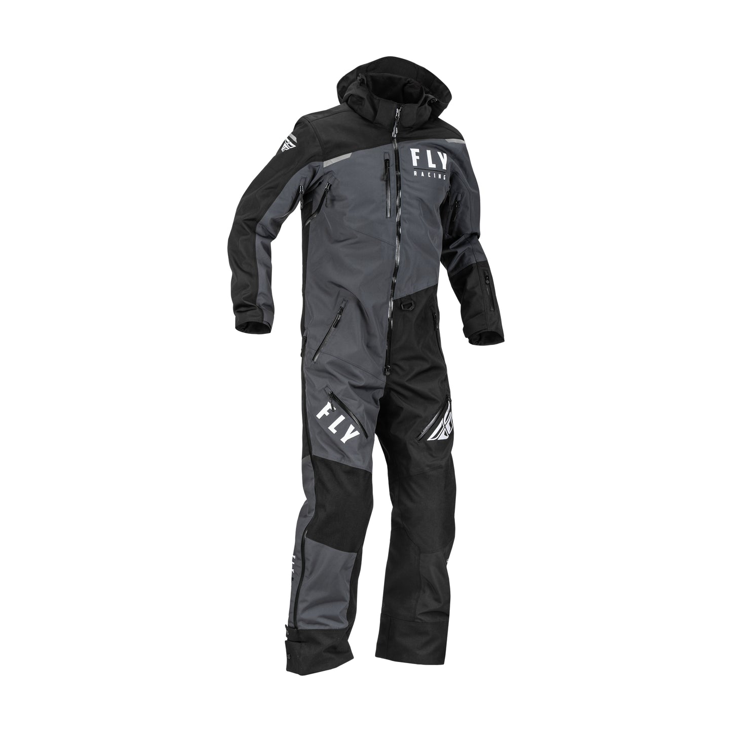 Fly Racing Cobalt Snowmobile Monosuit Shell - Black / Grey - 470-4350