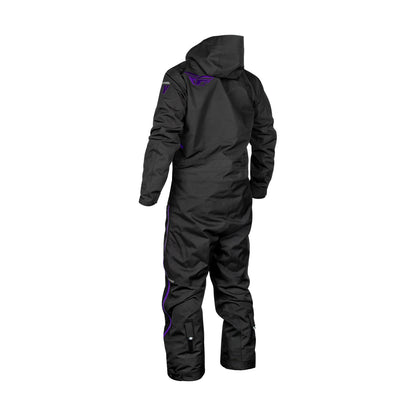 Fly Racing Cobalt Snowmobile Monosuit Shell - Black / Purple - 470-4359