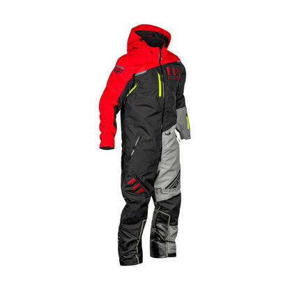 Fly Racing Cobalt Snowbike Monosuit Shell - Black / Red