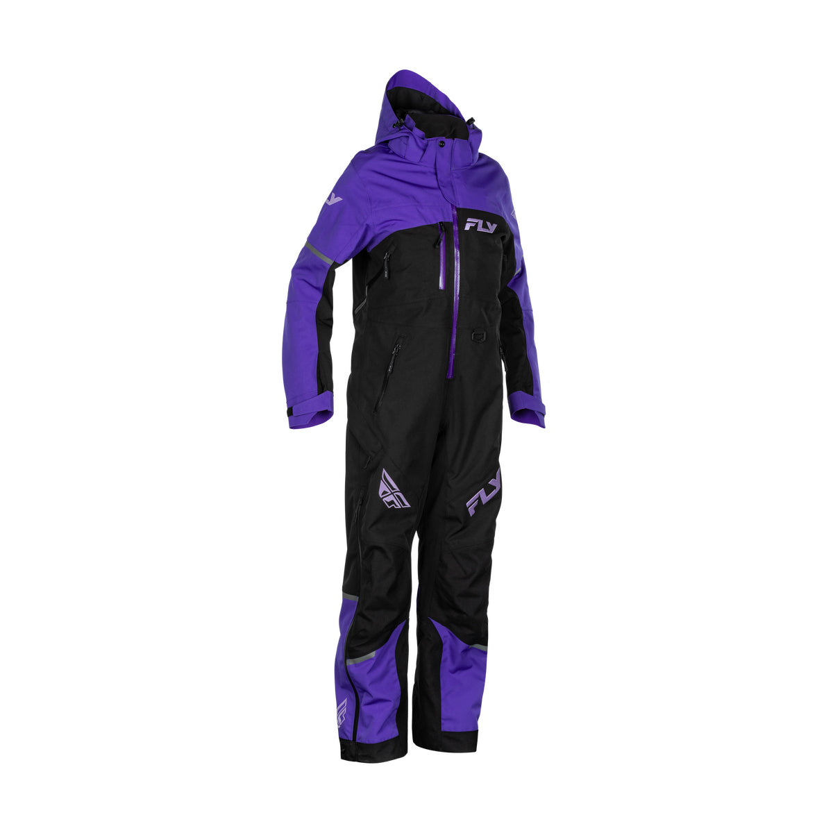 Fly Racing Women's Cobalt Snowmobile Monosuit Shell - Purple / Black