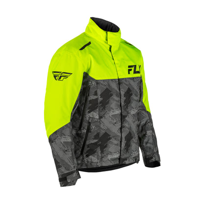 Fly Racing SNX Pro Snow Jacket/Pant Combo - Hi-Vis with Black