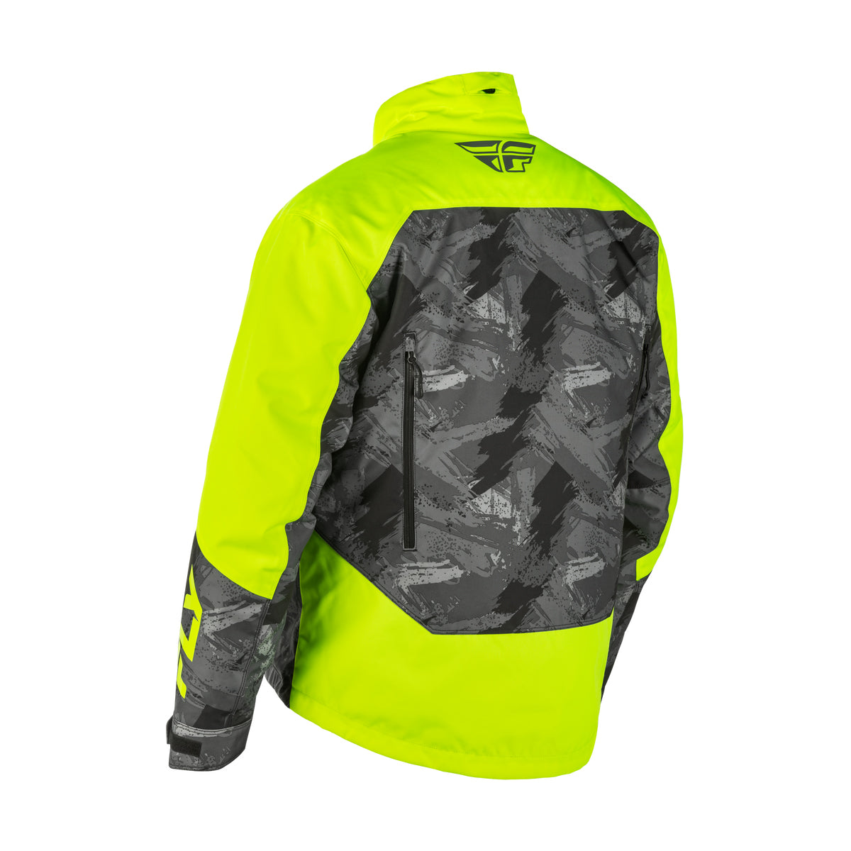 Fly Racing SNX Pro Snow Jacket/Pant Combo - Hi-Vis with Black